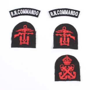 Royal Navy Commando Petty Officer badge set