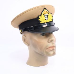 Royal Navy Officers Khaki KD Tropical Cap