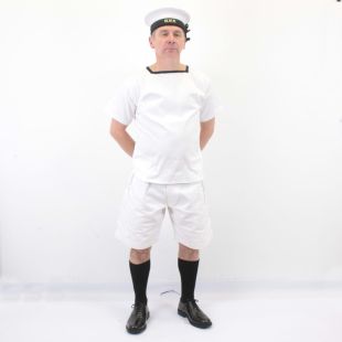 Royal Navy Seamans Tropical White Uniform set  No10 Dress 