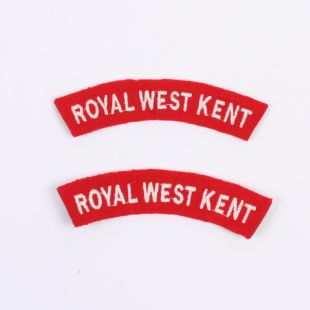 Royal West Kent Regiment Shoulder Titles