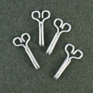 German Tunic Belt Hooks x 4 by Richard Underwood