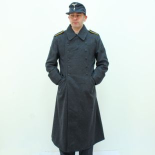 German WW2 Luftwaffe Blue Greatcoat by RUM