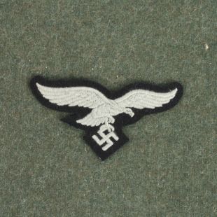 Luftwaffe Panzer Hermann Goring Breast Eagle on Black by RUM
