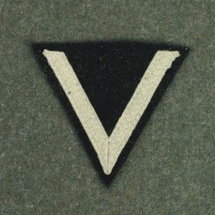 Waffen SS Sturmmann Rank Chevron Subdued Tresse by RUM