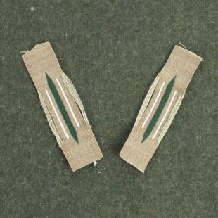 Early War German WW2 Heer Collar Tabs Infantry By RUM