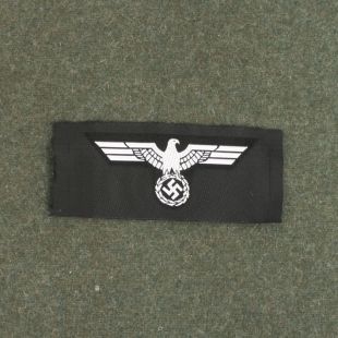 Heer Panzer Breast Eagle in Bevo by Richard Underwood Militaria