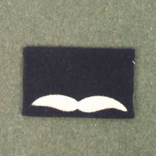 Luftwaffe Unteroffizier Combat Rank Patch On Blue by RUM