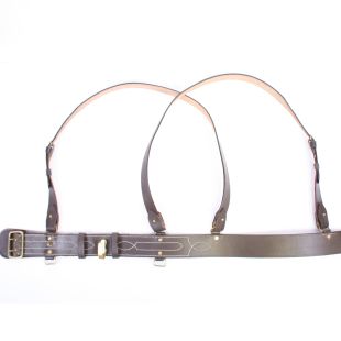 Sam Browne Belt with Twin Cross Straps