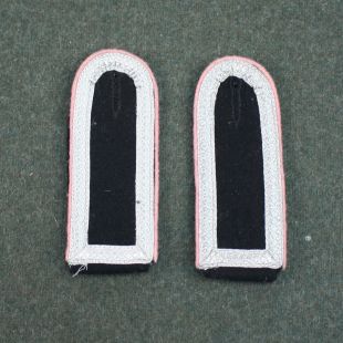Scharfuhrer Waffen SS Shoulder Boards Panzer With Silver Tresse by RUM