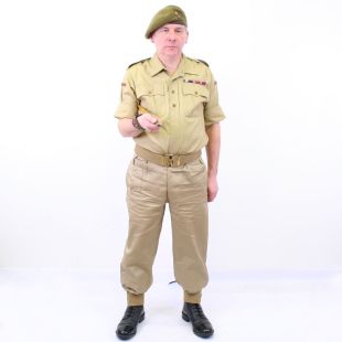 Sergeant Major Williams (It Ain't Half Hot Mum) Khaki Drill Uniform Set