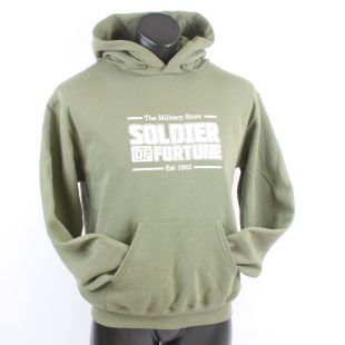 Soldier Of Fortune, The Military Store Olive Green Hoodie