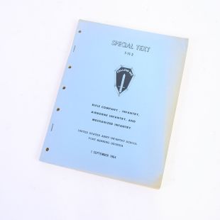 Special Text 7-11-3 Rifle Company Infantry Airborne Infantry September 1964