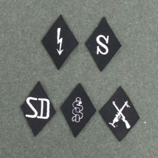 SS Arm Qualification Trade Diamond badge Pack of 5 Assorted