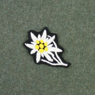 SS Edelweiss Cap Badge
