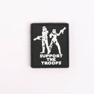 Support the Troops Stormtroopers Rubber Badge