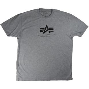 Alpha Industries Alpha Logo T-Shirt Grey