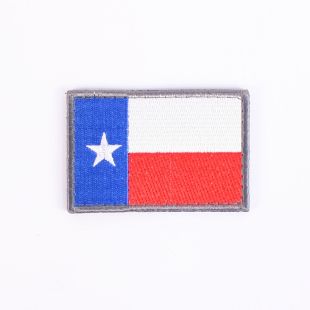 Texas State Flag Cloth Hook and Loop Backed Patch