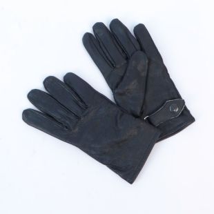German Black Leather Gloves