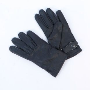  Black Leather lined Gloves WW2 German Officers 