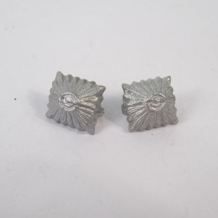 German Metal Collar Rank Pips x 4