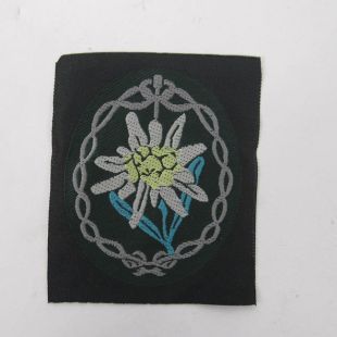 Gebirgsjager German Mountain troops Sleeve Badge in Bevo
