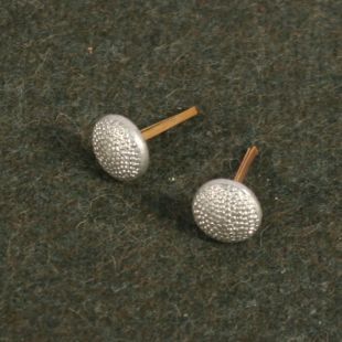 Visor silver Cap Cord buttons x 2