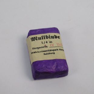 Mullbinde bandage 1/4m . purple.