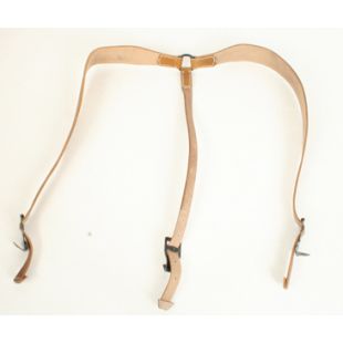 WW1 German Brown leather Y Straps