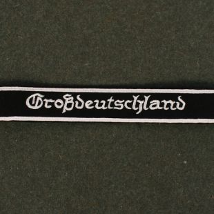 GD Grossdeutschland Cuff Title ob black wool by FAB