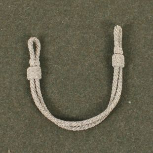 German Officers Silver Cap Cord