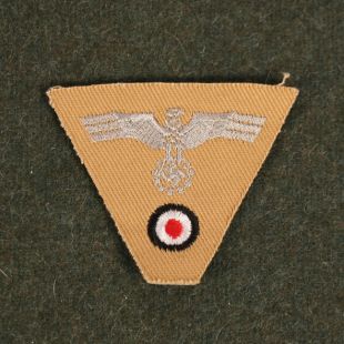 German Army Afrika Korps Combined Eagle Cap Badge