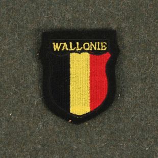 SS Volunteers Wallonie Arm Shield badge