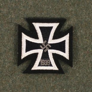 WW2 German 1939 Iron Cross 1st Class Award Cloth by RUM