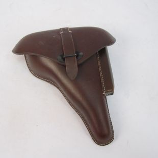 P38 Holster Walther Brown Leather Hard Shell Holster.