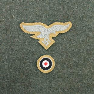 Luftwaffe Tropical Eagle and Cockade Cap Set by RUM Grey Eagle