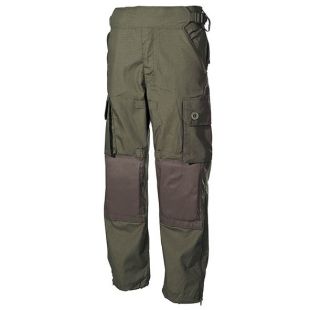  SAS Sniper Trousers Olive Green Rip Stop with removable padded knees 30" only