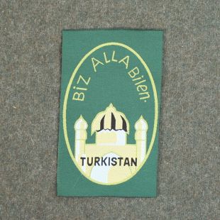 Turkistan Legion "Biz Alla Bilen" BeVo Sleeve Badge