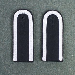 Unterscharfuhrer Waffen SS Shoulder Boards Engineers With Silver Tresse by RUM