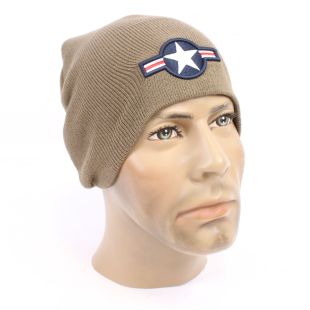 US Air Force Beanie Hat Olive Green