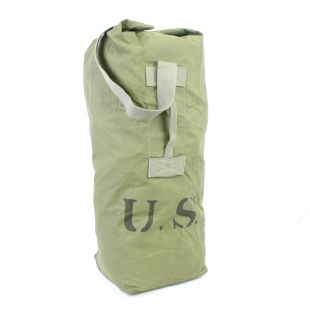 US Army Kit Bag Dark Green by Kay Canvas