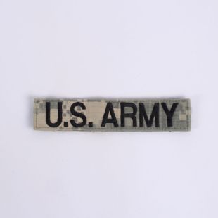 US Army Name Tape in ACU Used
