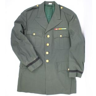 US Army Officers A Class Dress Greens Tunic 1976 Size 44L