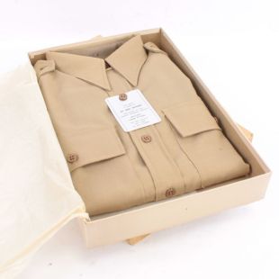 US Army Officers WW2 Shirt by West Point Original in Box Size 14 Sleeve 2