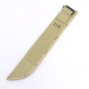 US Army WW2 Canvas Machete Cover in OD3 Khaki colour