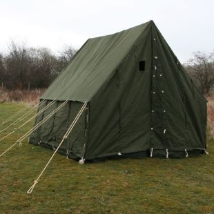 US Army WW2 Small Wall Tent with pegs and poles by Kay Canvas 