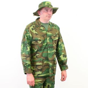 US ERDL Camouflage Jacket with Blurred Edges