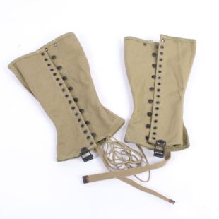 US M1938 Dismounted Leggings, Canvas Gaiters 3R Original