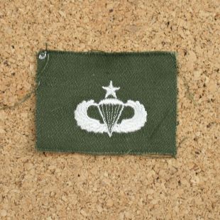 US Master Para Wings White on Green US Made