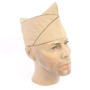 US Officers Summer Service Garrison cap. Overseas Chino Cap by Kay Canvas