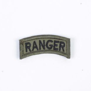 US Ranger Tab Hook and Loop Green